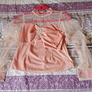 NWT - Pink Barbie/Princess style shirt